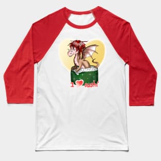 dragon roll I love sushi Baseball T-Shirt